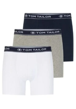 Tom Tailor Dreierpack Mit Webbund - Onderbroeken - Navymelangewhite