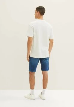 Tom Tailor Jeansshort - Dark Stone Wash Denim -Syntia Delaney 0190e8442490423788f80e97ce0f17cc