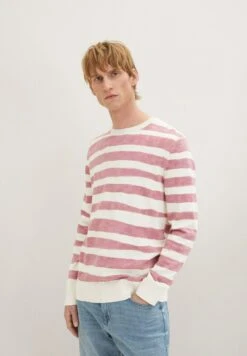 Tom Tailor Trui - Velvet Rose Water Stripe