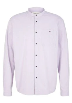 TOM TAILOR Denim Mit Brusttasche - Overhemd - Lilac White Chambray -Syntia Delaney 02557f207de5459e96d3c6e009a64494