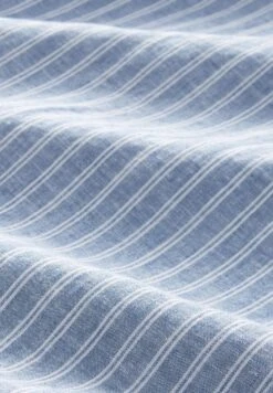 TOM TAILOR Denim Mit Stehkragen - Overhemd - Blue White Stripe -Syntia Delaney 028dc0d41d1640fe849a2503133c8c38