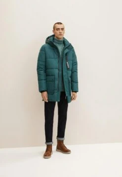 Tom Tailor Mit Kapuze  - Winterjas - Deep Green Lake -Syntia Delaney 02a90a361c1544a9818eb1f36cf125ae