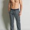Tom Tailor Mit Eingriff Knopf - Pyjamabroek - Dunkelblau Kariert -Syntia Delaney 03366ee1035d4890a6294cf08c6fc2ac