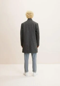 TOM TAILOR Denim Mantel - Grey Melange Twill -Syntia Delaney 0429d1b122e84b45a3247bc43eb7ccee