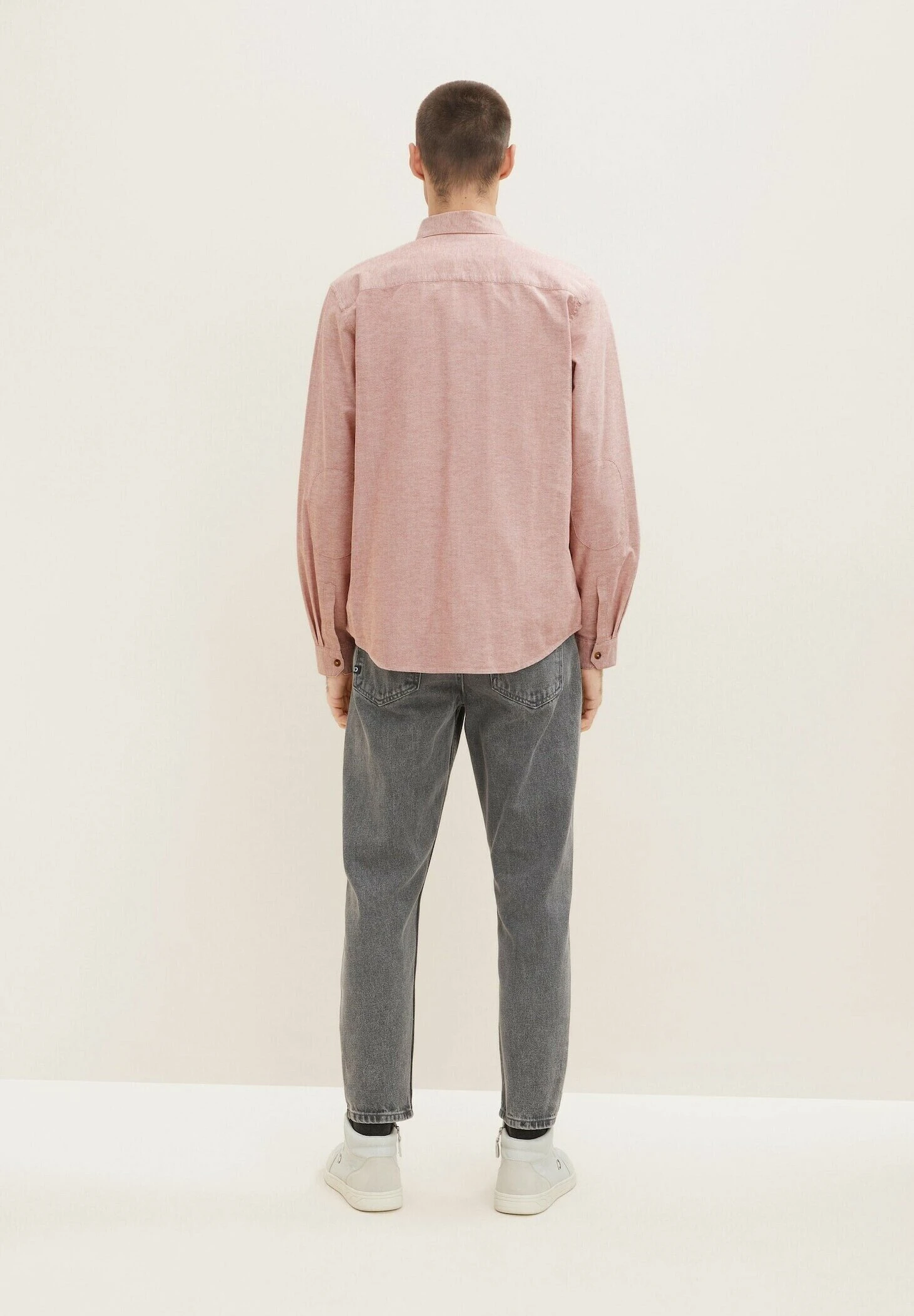 Tom Tailor Oxford- Overhemd - Chili Oil Red Chambray 5 Tom Tailor Oxford- Overhemd - Chili Oil Red Chambray - Afbeelding 3