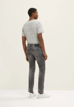 Tom Tailor Slim Fit Jeans - Used Mid Stone Grey Denim -Syntia Delaney 08693d435a494cc5a5021723041c6025