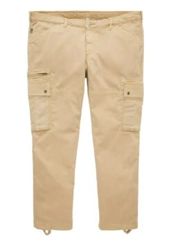 Tom Tailor Plus - Cargobroek - Caramel Beige -Syntia Delaney 0888fb6f8b9241aba31ba5607b25b16e