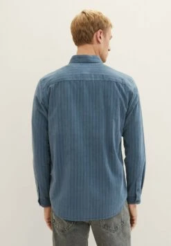 Tom Tailor Gestreiftes - Overhemd - Sea Green Navy Stripe -Syntia Delaney 0959d0e8272b4cdd809e923fb1a76765