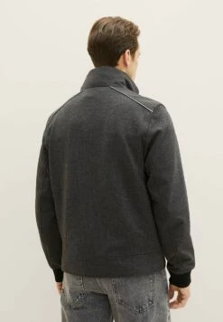 Tom Tailor Mit Verdeckter Kapuze - Jas - Anthracite Knitted Structure 9 Tom Tailor Mit Verdeckter Kapuze - Jas - Anthracite Knitted Structure -Syntia Delaney 09a76a9404574e5fbaf7605bcf66dd60