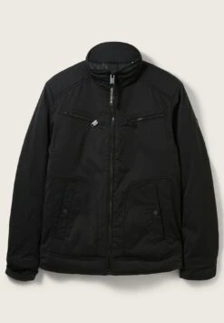 Tom Tailor Quilted Biker - Jas - Black -Syntia Delaney 0a97fd2996af428e9e408792e3db7ceb