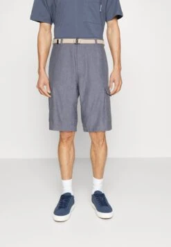Tom Tailor Regular Belt - Shorts - Navy