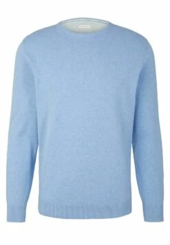 Tom Tailor Basic Crew Neck - Trui - Modern Light Blue Melange -Syntia Delaney 0c97017bec6441c78f194239b14abd1c