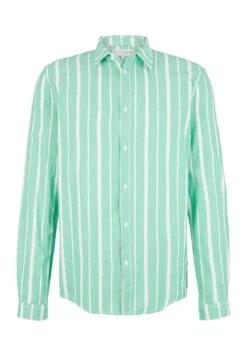 TOM TAILOR Denim Overhemd - Green Off White Big Stripe -Syntia Delaney 0da12af00f8a4c65afb056406f069e3c