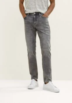 Tom Tailor Slim Fit Jeans - Used Mid Stone Grey Denim -Syntia Delaney 0e176ae3fba5476c96c161d097c3c2ee