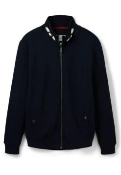 Tom Tailor Mit Struktur - Sweater Met Rits - Sky Captain Blue -Syntia Delaney 106b5f981b4f478391e16c7ca7f633b3