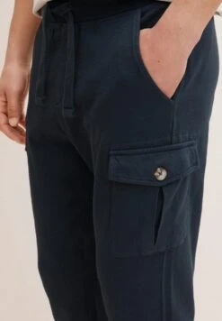 Tom Tailor Naturally Dyed- Trainingsbroek - Sky Captain Blue -Syntia Delaney 10b5799653184c39b62a07b638aa58b1