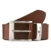 Tom Tailor Mit Schmaler Schnalle - Riem - Light Brown Uni