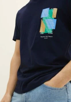 TOM TAILOR Denim T-Shirt Print - Sky Captain Blue -Syntia Delaney 14780173dee84685a994fcad590bc7eb