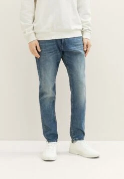 TOM TAILOR Denim Jeans Tapered Fit - Tinted Blue Denim