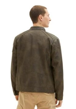 Tom Tailor Imitatieleren Jas - Brown Fake Leather -Syntia Delaney 14c91bf1a86841c79745742464ab34d1