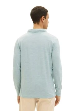 Tom Tailor Langarm Mit Snood - Sweater - Icy Blue Vintage Beige Inject -Syntia Delaney 1529f227625b4ba29614d42099dd83fe