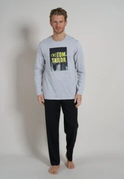 Tom Tailor Set - Pyjama - Grau Hell Melange