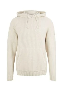 TOM TAILOR Denim Mit Struktur - Hoodie - Cold Beige Melange -Syntia Delaney 179ffcc7b2b04be0a01daa77e89909fa