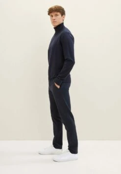 Tom Tailor Travis - Chino - Blue Classic Melange -Syntia Delaney 18035c32ce7d4f1d81cc038a405cd606