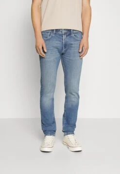 TOM TAILOR Denim Long - Slim Fit Jeans - Mid Stone Wash Denim