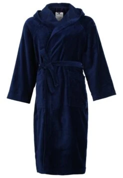 Tom Tailor Basic Velours - Badjas - Navy -Syntia Delaney 1a872cb4053448079f7b986fc8a70d09