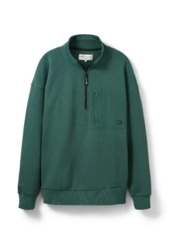 TOM TAILOR Denim Mit Troyer Krag - Sweater - Explorer Green -Syntia Delaney 1e2245946c594225b8d95e5a2531e3c2