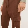 TOM TAILOR Denim Trainingsbroek - Light Wood Brown -Syntia Delaney 1f5e7147c7fa42a9a39eb7c72efefb31