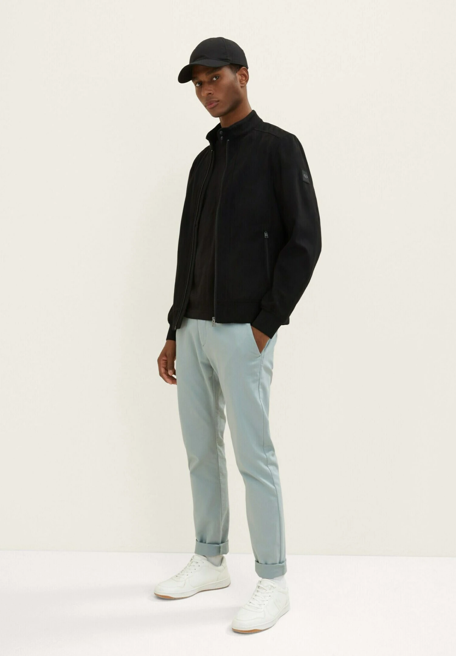 Tom Tailor Mit Stehkrgen - Imitatieleren Jas - Black 4 Tom Tailor Mit Stehkrgen - Imitatieleren Jas - Black - Afbeelding 2