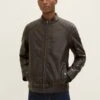 Tom Tailor Imitatieleren Jas - Espresso Brown Fake Leather