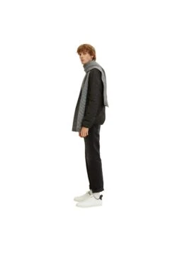 Tom Tailor Basic   - Sjaal - Black Grey Melange -Syntia Delaney 26b8d8fb919f47eda9e8ed7b18c3b6aa