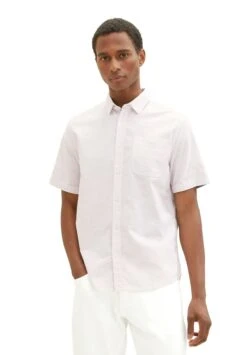 Tom Tailor Mit Struktur - Overhemd - Pink Off White Structure -Syntia Delaney 28ca3ad954dc4dd0ab0defafb448b84b