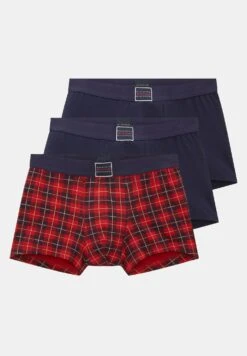 Tom Tailor 3Er Pack - Onderbroeken - Red Dark Check -Syntia Delaney 2924a1dff78345ebb0acf113be8497d8