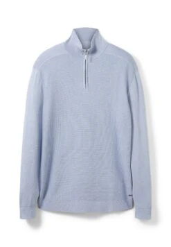 Tom Tailor Structured Troyer - Trui - Light Fern Blue -Syntia Delaney 299d2b12612649cca5e25a125605ad01