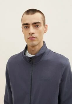 Tom Tailor Sweater Met Rits - Blue Grey -Syntia Delaney 29b1b3097dd343e7a8b9169e3e15e05a