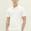 Tom Tailor Mit Struktur - Poloshirt - Off White -Syntia Delaney 2a29e9cf6c824e55b7dbd0d02750020a