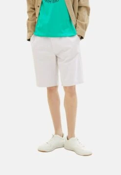 TOM TAILOR Denim Shorts - Light Beige Twill Yarn Dye