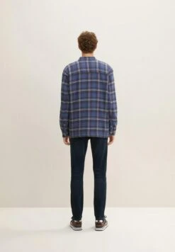 TOM TAILOR Denim Mit Karomuster  - Jas - Blue Coal Grey Big Check -Syntia Delaney 2c8e3939a0614ca88854de3848324cb0