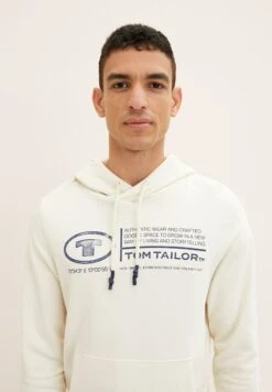 Tom Tailor Mit Logo-Print - Hoodie - Vintage Beige -Syntia Delaney 2e2295aaef8341f7a39026d681984c31