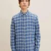 TOM TAILOR Denim Mit Karomuster - Overhemd - Navy Base Multicolor Check