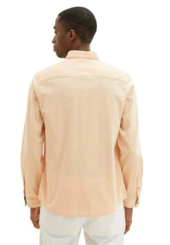 Tom Tailor Mit Struktur - Overhemd - Orange White Squared Structure -Syntia Delaney 2f9ba2ccb3fc4978a385191f399572f8