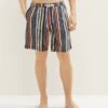Tom Tailor Gemusterte - Zwemshorts - Navy Multicolor Stripe -Syntia Delaney 317c56fb1e1845a28ed4c7aad2a8949b