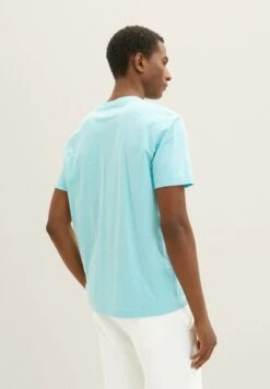 Tom Tailor Mit Aufgesetzter Tasche - T-Shirt Print - Blue Tibetan Stone -Syntia Delaney 31c1eafeb58340d3bac4ab3cc82f1a03