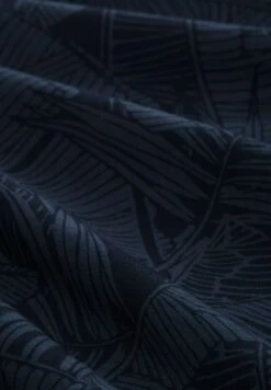 Tom Tailor Bermuda- Shorts - Navy Tonal Big Leaf Design -Syntia Delaney 3223d7f589864cdda6ef78819dfdbc89