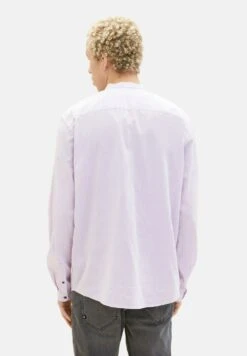 TOM TAILOR Denim Mit Brusttasche - Overhemd - Lilac White Chambray -Syntia Delaney 323dab56e17f42998a083d3dfa255cdd