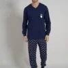 Tom Tailor Set - Pyjama - Blau Dunkel Allover -Syntia Delaney 34fe91d3f29e424d8546235c70088893